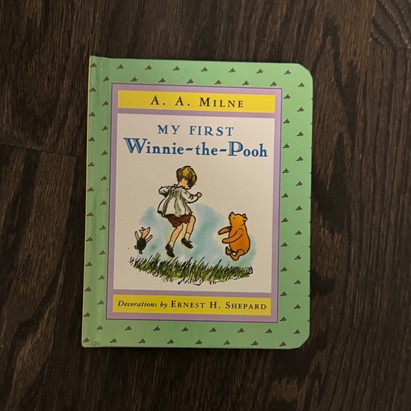 Other - A. A. Milne "My First Winnie-the-Pooh" Children's Board Book - Green Cover